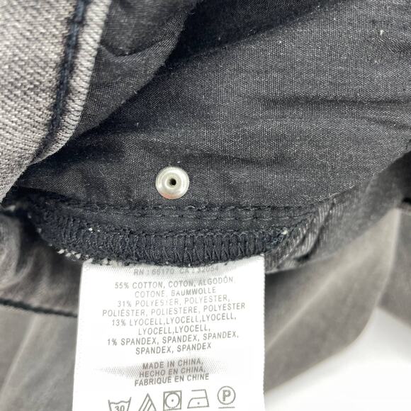 PILCRO by Anthro Jeans Serif Mid-Rise Skinny Grey Pants Womens Size 29P Stretch - Picture 5 of 10